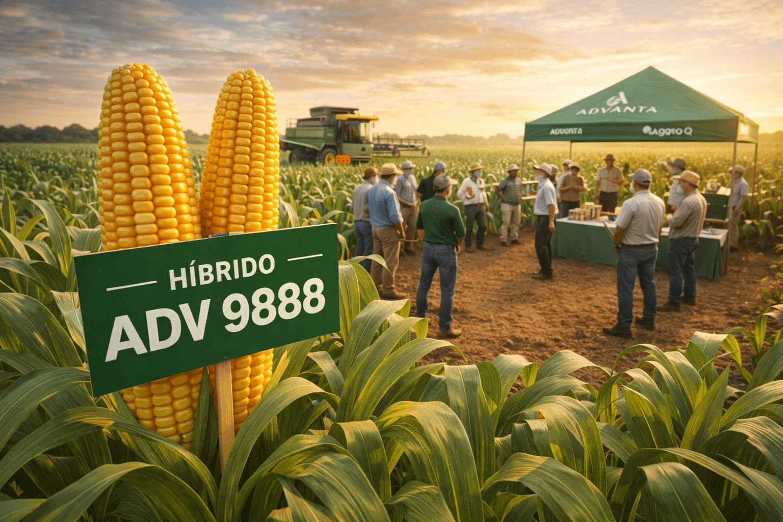 Innovación que se vive en el campo: presentamos el híbrido de maíz ADV 9888